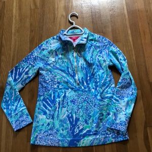 Lilly Pulitzer Popover, Blue Haven Hey Hey Soleil